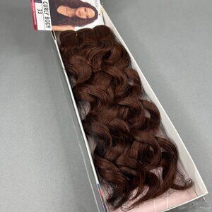14” SOL Curly Body #33 Auburn SOL Synthetic Blend Mixed Hair Extensions